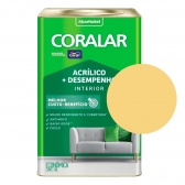 Tinta Coral Coralar 18L - Acrílico + Desempenho - AMARELO CANÁRIO