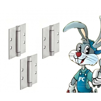 Kit 3 peças - Dobradica Ferro Pino Reversivel 1 - cód 10167