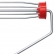 Garfo Gaiola Sem Rosca 400/23SR 23cm - Atlas - ATLAS