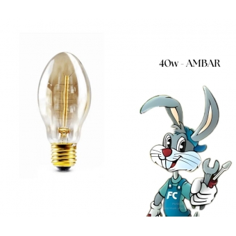 Lâmpada Filamento Carbono B53 -  40w cód 27929