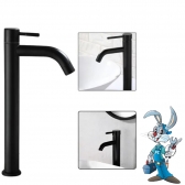 Torneira Inox Black Lavatório Alta  - cód 1113323 cód 29759