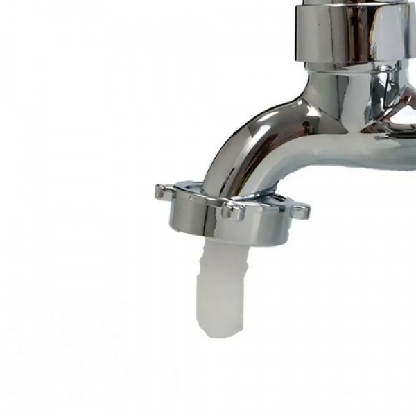 Torneira Máquina de Lavar  ABS  2 Saídas - 1/4 Volta - Cód: 8205 - LINHA SINK