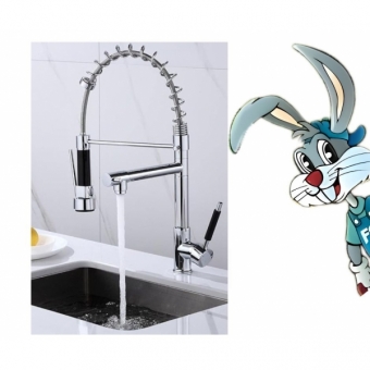 Torneira Gourmet Mesa com Dois Jatos Monocromático  cód: 1085249 - cód 28847