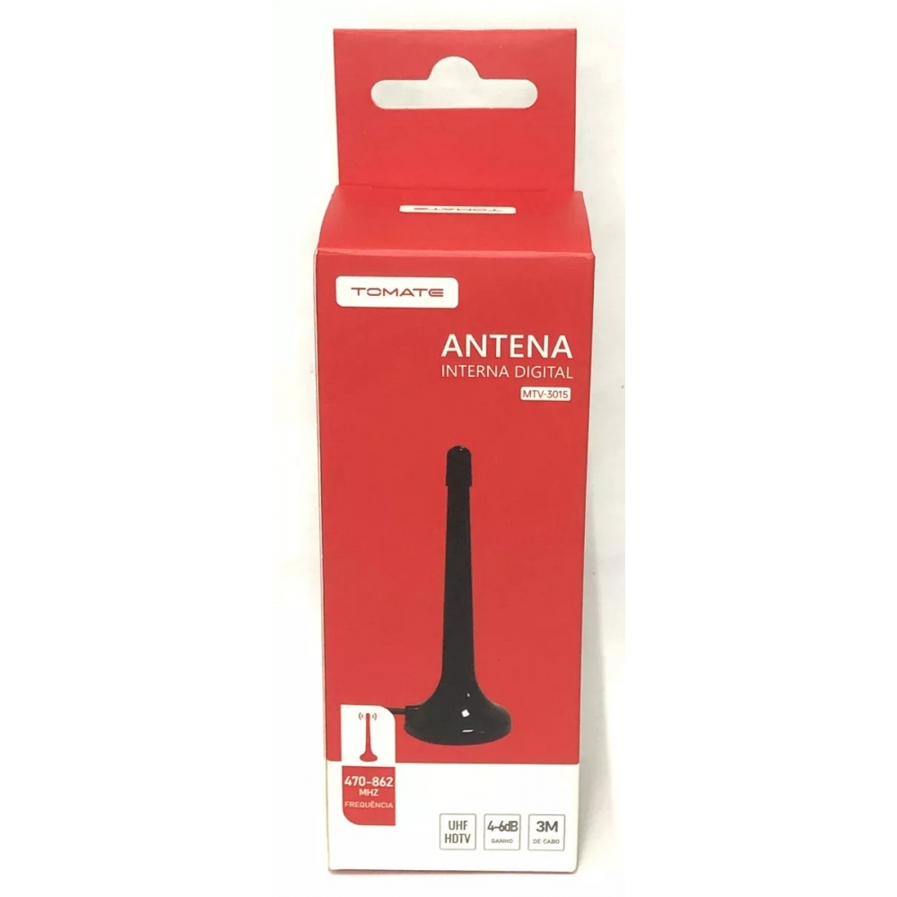 Antena Interna Digital MTV-3015  -Tomate