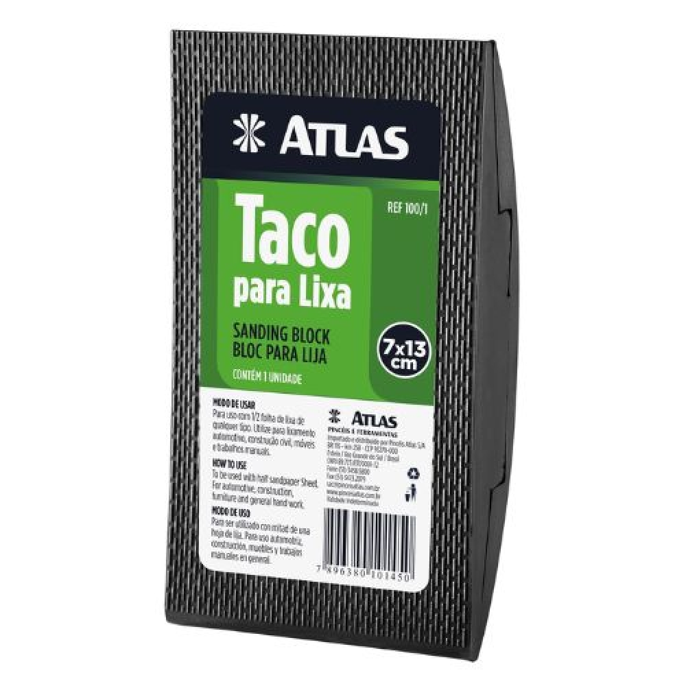 Taco para Lixa - 7 x13 cm - Atlas - ATLAS