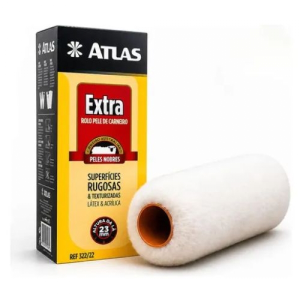 Rolo Extra Pele de Carneiro 23cm Atlas - ATLAS