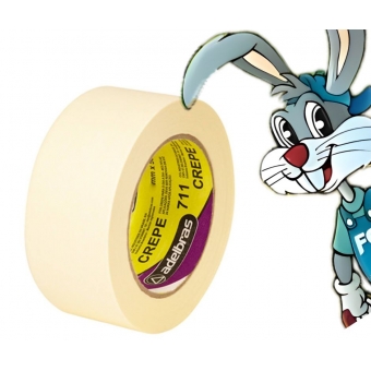 Fita Crepe 711 Branca 48mm x 50m - cód 29291