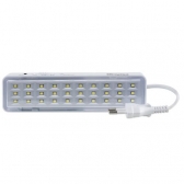 Luminária de Emergência 30 Leds 2w Bivolt - cód 21109 - BRANCO FRIO