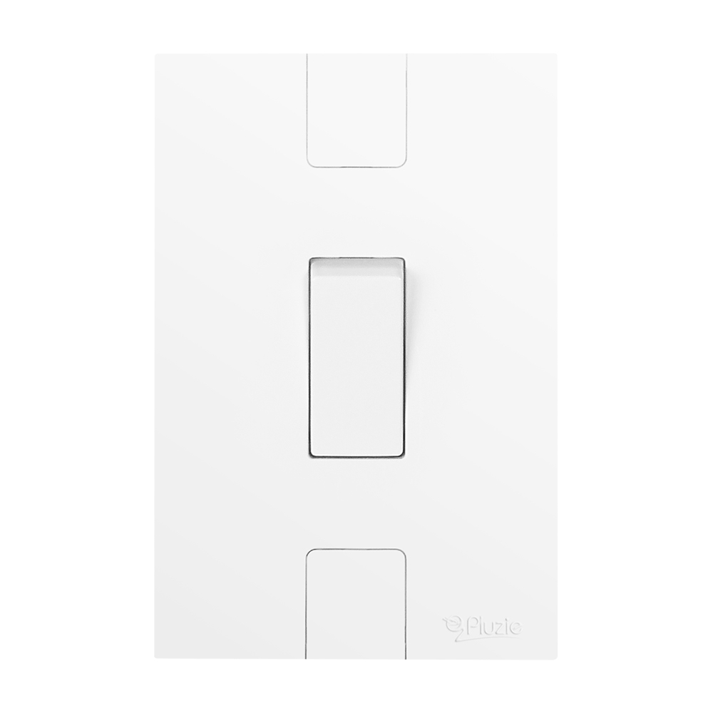 Interruptor 1 Tecla Vertical 250V -  Branco