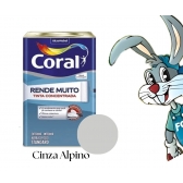 Tinta Coral Rende Muito 16L - Tinta concentrada - CINZA ALPINO