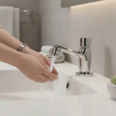 Torneira De Metal Automática Para Lavatório - Cód 16396 - LINHA SINK