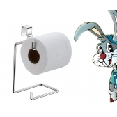Suporte de Papel Higiênico Caixa Aclopada Cromado DUPLO - cód 14053
