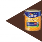 Esmalte Sintético Coralit Total 900mL - Base Água - TABACO BR