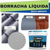 Borracha Liquida Emborrachada Eurodecor 4kg - CINZA TITANIUM