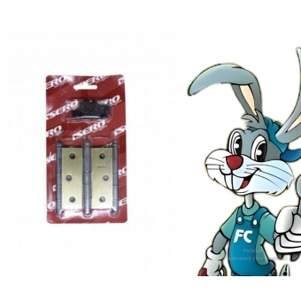 Dobradiça de Ferro Pino Bola 3,1/2/3 - Isero - 3 pecas - cód 8976