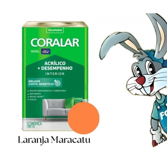 Tinta Coral Coralar 18L - Acrílico + Desempenho