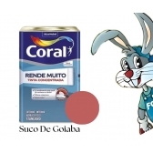 Tinta Coral Rende Muito 16L - Tinta concentrada - SUCO DE GOIABA