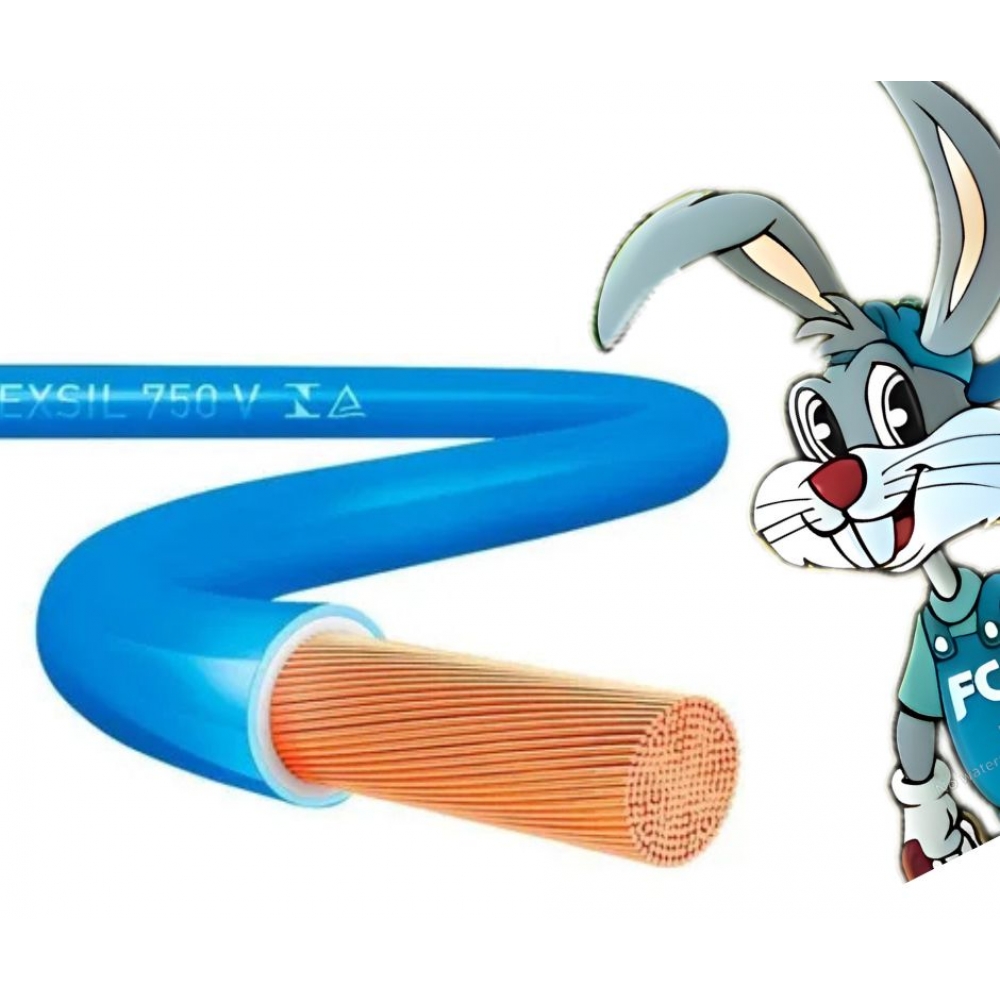 Cabo Elétrico Flexível Sil 16,0mm (Por Metro) - AZUL-16602