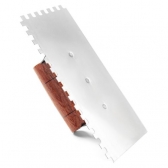 Desempenadeira de Aço Dentada 12X25cm - Minasul - MINASUL