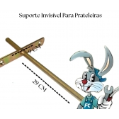 Suporte Invisível Para Prateleira - CÓD 24977