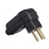 Plug Macho 2p + T 10A 250V  - 90° Triangulo Prensa Cabo - Cód 30746 - MARGIRIUS