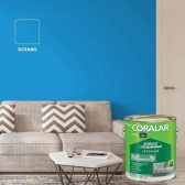 Tinta Acrílica Coral Coralar 3,6L – Economia com Qualidade - OCEANO