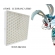 Luminária Colmeia Embutir Quadrado 36w  - cód 29709 - EMBULED