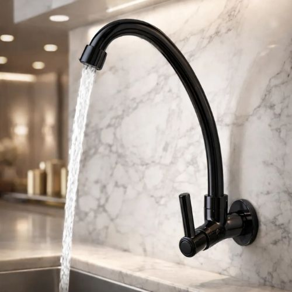 Torneira Bica Movel de Parede - Black Abs - Cód 32770 - LINHA SINK