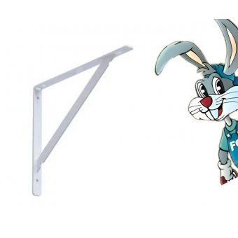 Cantoneira Branca Extra Forte 30cm - cód 3766