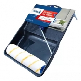 KIt de Pintura 3 Peças Tigre Rolo Suporte Bandeja