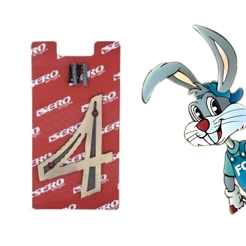 Numero Residencial 4 - cód 6480 - ISERO