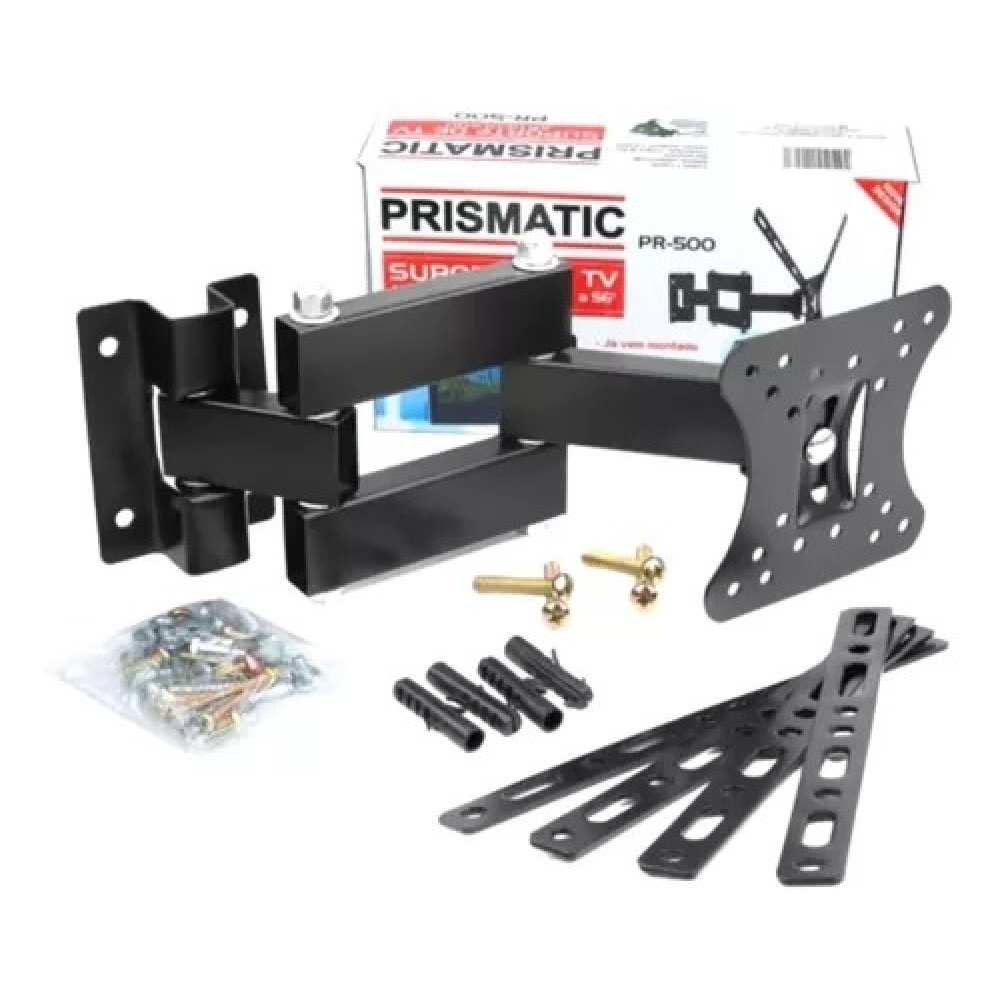Suporte de Tv articulado - PR - 500 para Telas de 10