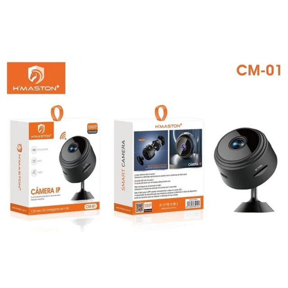 Mini câmera espiã ip - H´MASTON