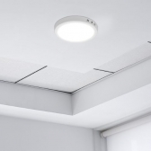 Painel de Led Redondo Sobrepor 12W - Cód 19990 - SOBREPOR