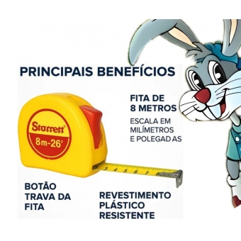 Trena De Bolso Resistente 8m/26´- cód 5092