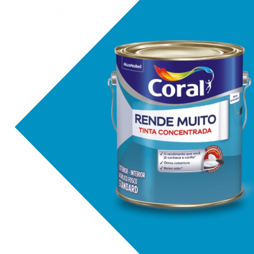Tinta Coral Rende Muito 3,2L - Tinta concentrada - OCEANO