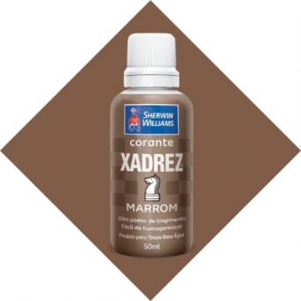 Corante Xadrez Marrom 50ml - Base D`Água