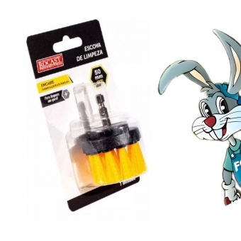 Escova de Limpeza para Parafusadeira/Furadeira 50mm (2) - cód 32063