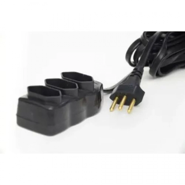 Extensão 5 Metros 2P+T 10A - Cód 10827 - PROTETOR