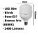 LÂMPADA GALAXY LED 30W LINHA PRO - LUZ FRIA 6500K