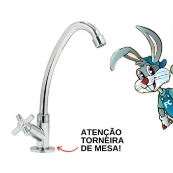 Torneira Móvel Mesa ABS 1/4 de Volta - cód: 1296431 - cód 16415