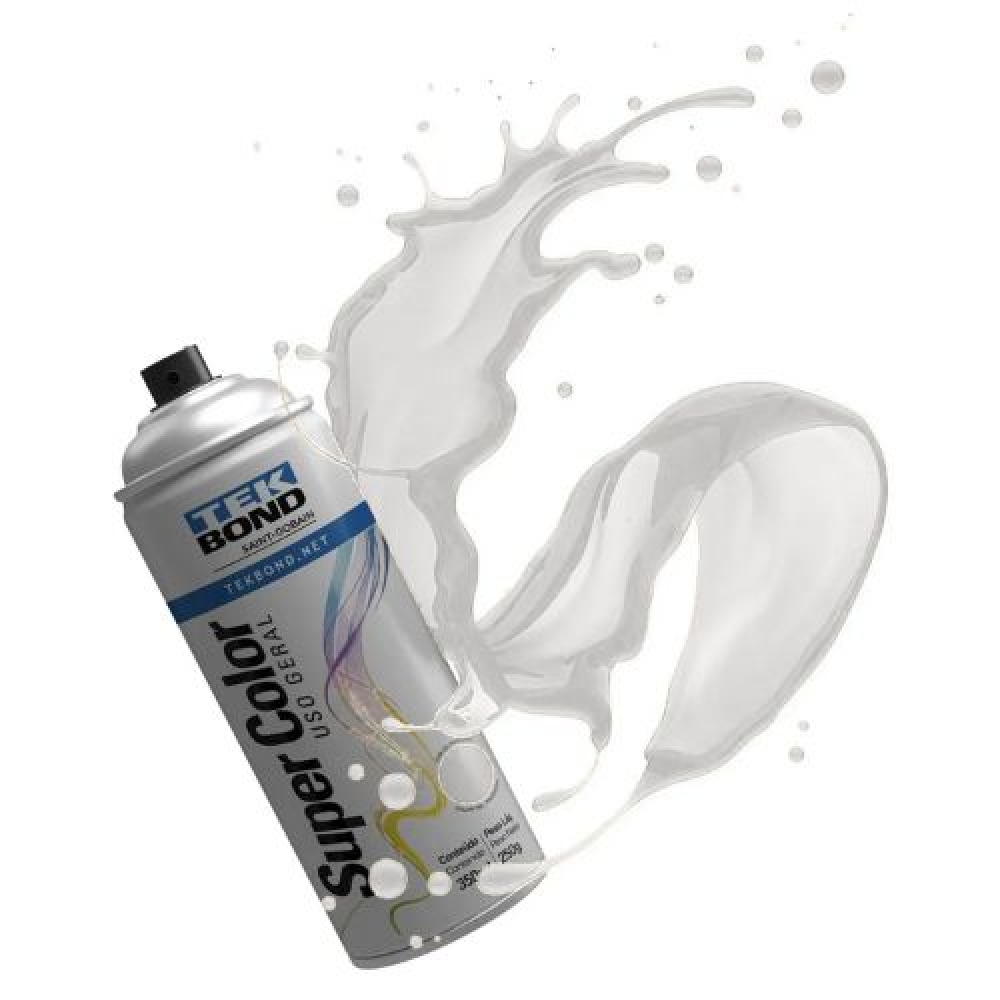 Spray Tek Bond - Prata Metálico - 350ml - METALICO