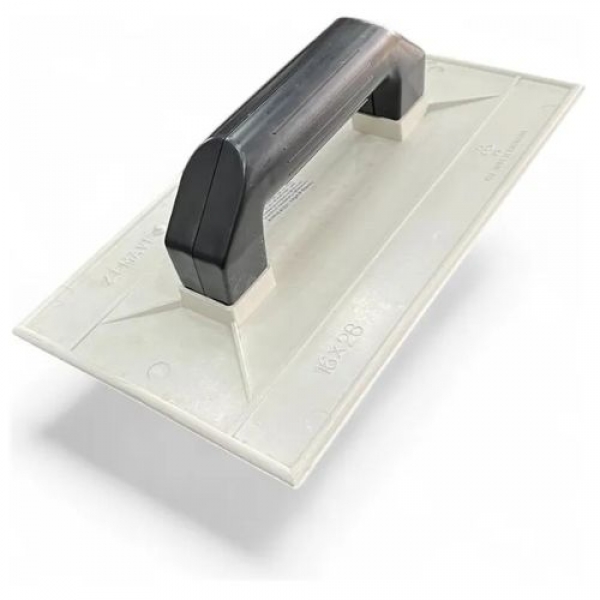 Desempenadeira Pvc Grafiato 16 x 28 Branca - Emave - EMAVE