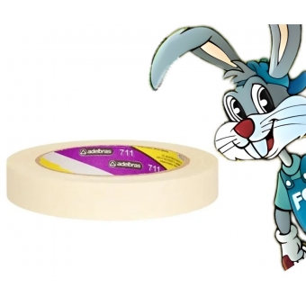 Fita Crepe 711 Branca 18mm x 40m - cód 31075