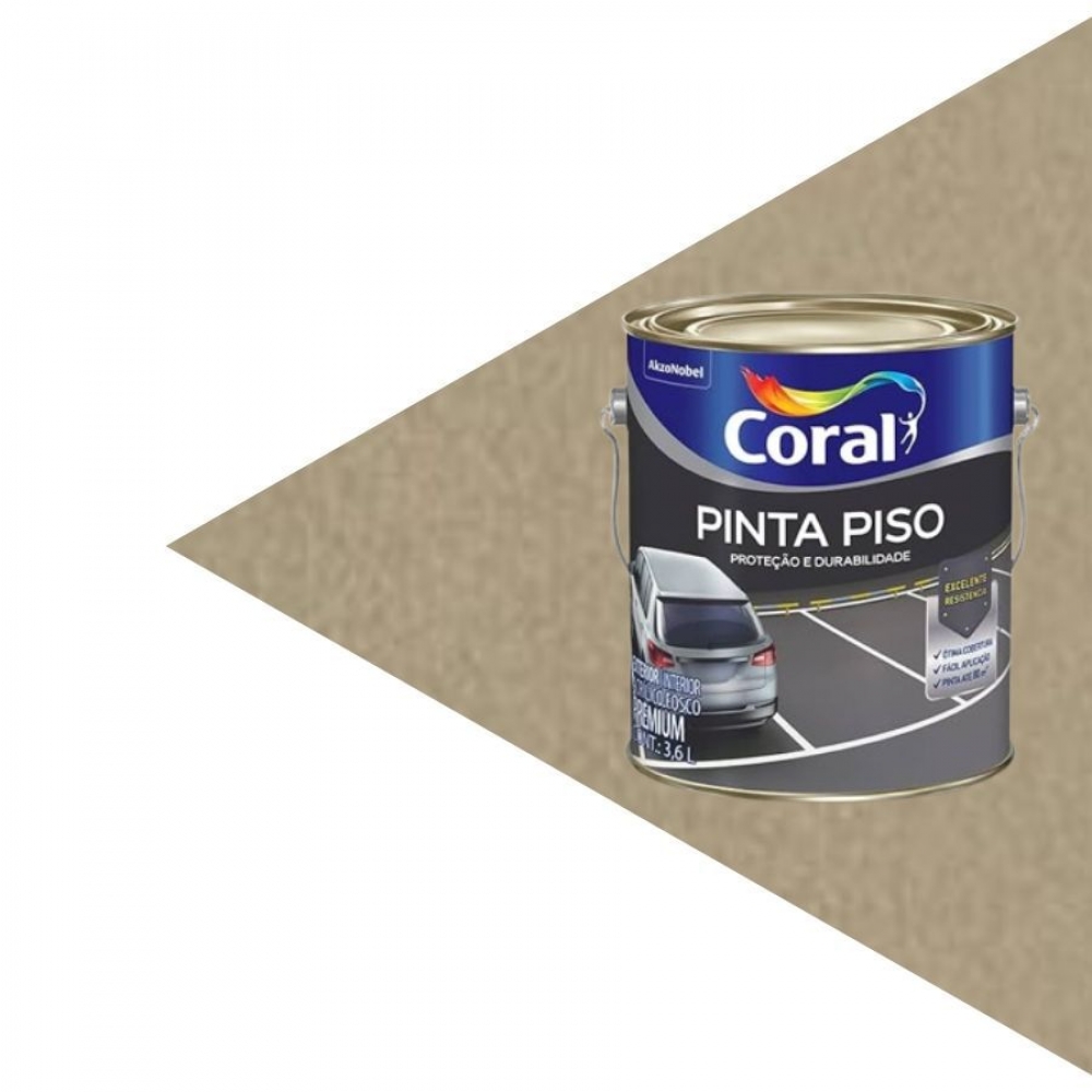 Tinta Piso Premium Internas e Externas 3,6L Coral - CONCRETO
