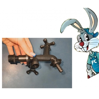 Torneira para Máquina de Lavar - Preta (ABS)  - cód 21081