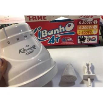 Chuveiro Fame Kibanho 4t 6.800w 220V- cód 5744