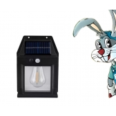 Lanterna Com Sensor Solar Preto - 5,5V 1W - B-MAX
