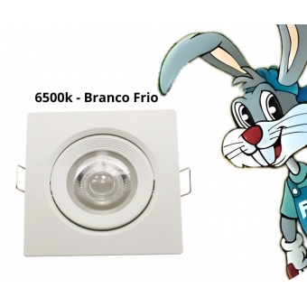Spot Led Quadrado 6500k - cód 3367
