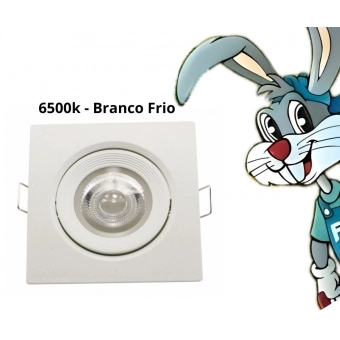 Spot Led Quadrado 6500k - cód 3367